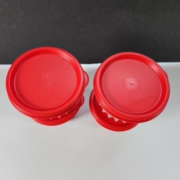 Tupperware Red and White Kitchen Food Storage Set - Picture 6 of 9